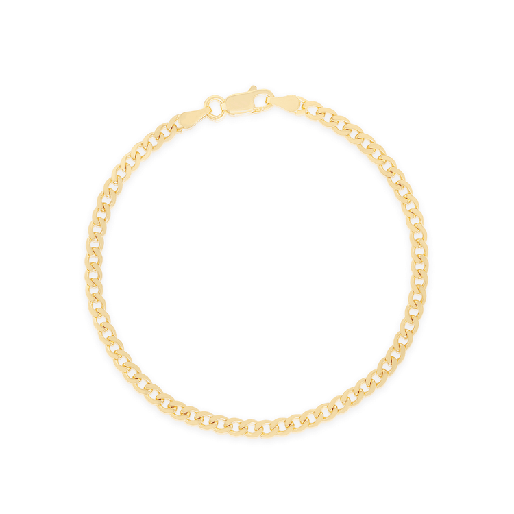 Copper Cubic zirconia Gold Link Chain Bracelet For Women – ZIVOM
